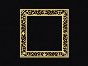 Carved mirror 3D Модель