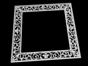 Carved mirror Modelo 3D
