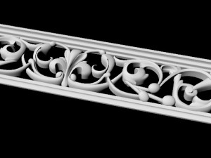 Carved mirror Modelo 3D