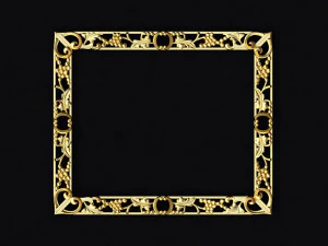 Резное зеркало 3D Модель