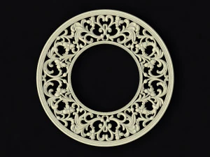 Carved mirror 3D Model
