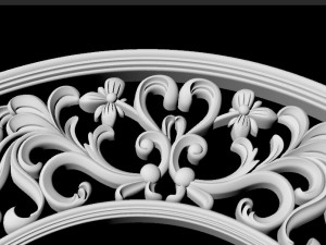Carved mirror 3D Модель
