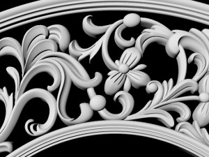 Carved mirror 3D Модель