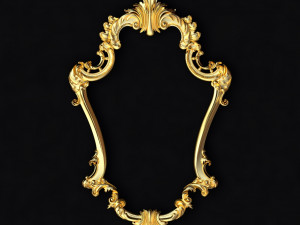 Carved mirror 3D Model