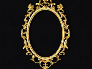 Carved mirror 3D Model