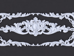 Central decor ornament for furniture 3Dモデル