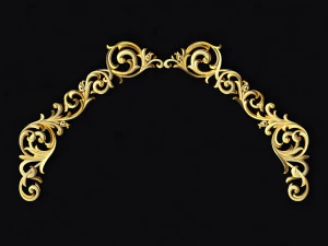 Центральный декор для мебели 3D Модель