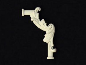 Central decor ornament for furniture Modelo 3D
