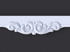 Central decor ornament for furniture Modelo 3D