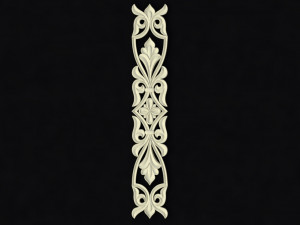 Central decor ornament for furniture 3D मॉडल