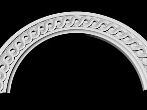 Central decor ornament for furniture Modelo 3D