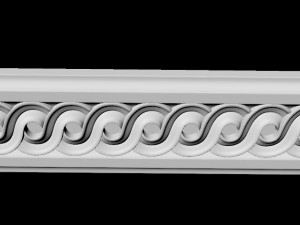 Central decor ornament for furniture Model 3D