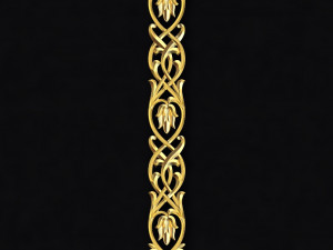 Central decor ornament for furniture 3D Model