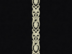 Central decor ornament for furniture 3D 模型
