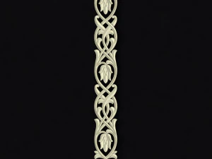 Central decor ornament for furniture 3D Model