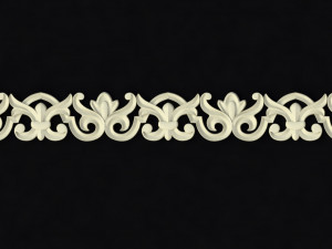 Central decor ornament for furniture Model 3D