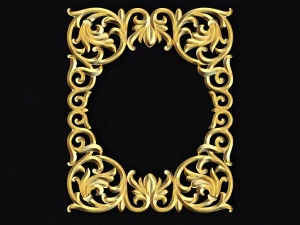 Центральный декор для мебели 3D Модель