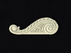 Central decor ornament for furniture 3Dモデル
