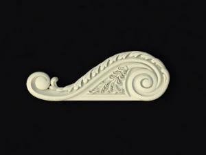 Central decor ornament for furniture 3D Model