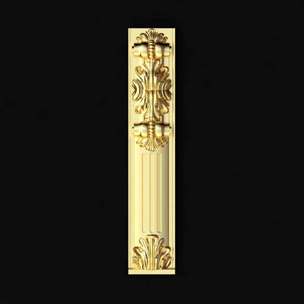 Central decor ornament for furniture 3D Model .c4d .max .obj .3ds .fbx .stl .blend 