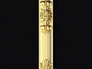 Центральный декор для мебели 3D Модель