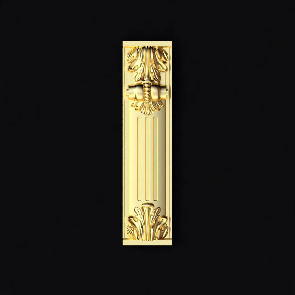 Central decor ornament for furniture 3D Model .c4d .max .obj .3ds .fbx .stl .blend 