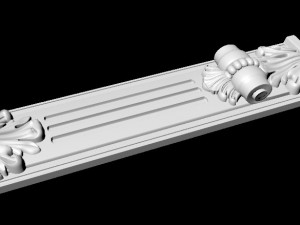 Central decor ornament for furniture Modèle 3D