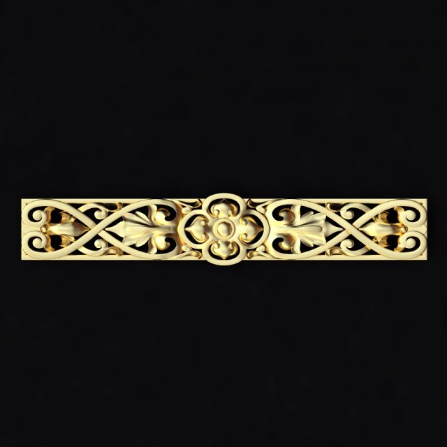 Central decor ornament for furniture Model 3D .c4d .max .obj .3ds .fbx .stl .blend