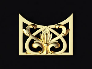 Центральный декор для мебели 3D Модель