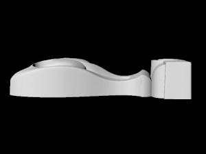 Central decor ornament for furniture Modelo 3D