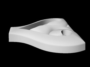 Central decor ornament for furniture Modello 3D
