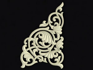 Central decor ornament for furniture 3D Model