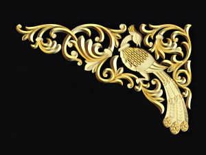 Центральный декор для мебели 3D Модель