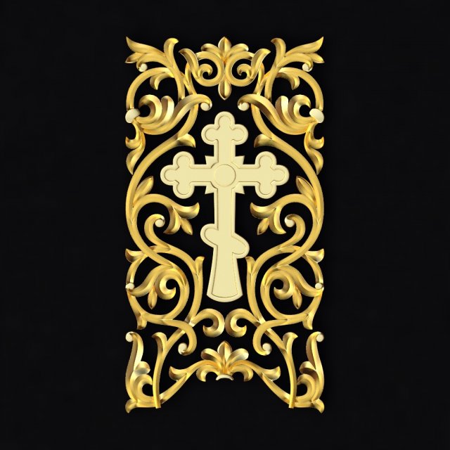 Central decor ornament for furniture Modèle 3D .c4d .max .obj .3ds .fbx .stl .blend 