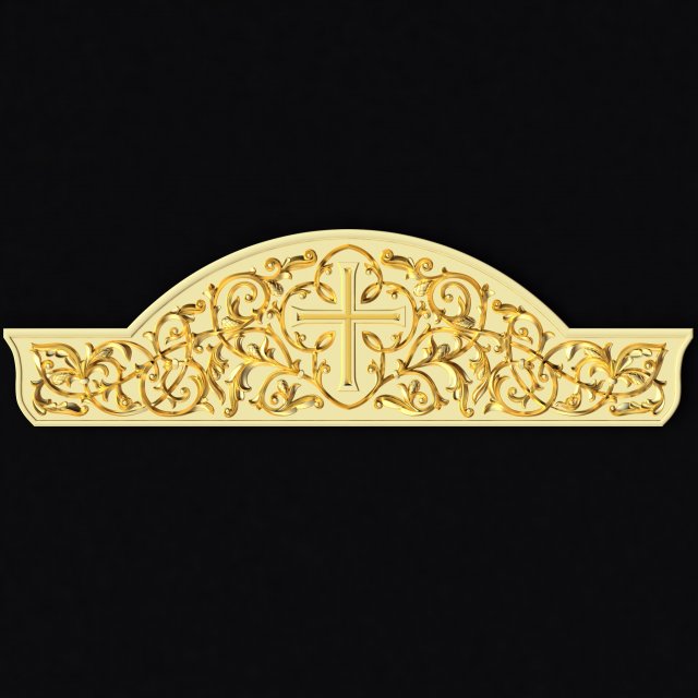 Central decor ornament for furniture Modèle 3D .c4d .max .obj .3ds .fbx .stl .blend 