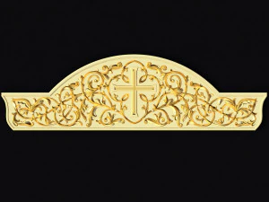 Центральный декор для мебели 3D Модель