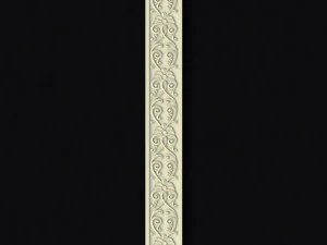Central decor ornament for furniture 3D Model