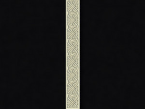 Central decor ornament for furniture 3D Модель