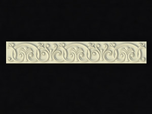 Central decor ornament for furniture 3D Model