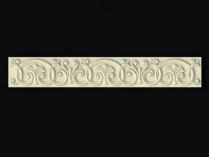 Central decor ornament for furniture 3D Model