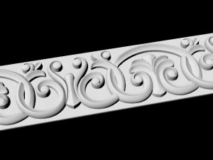 Central decor ornament for furniture 3D Model