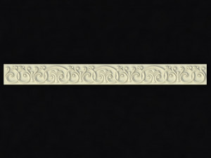 Central decor ornament for furniture 3D 模型