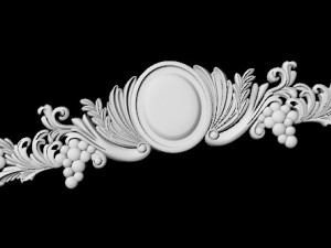 Central decor ornament for furniture 3Dモデル