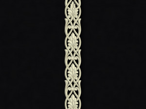 Central decor ornament for furniture 3D Модель