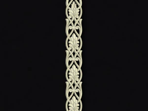 Central decor ornament for furniture 3D Model