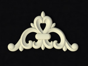 Central decor ornament for furniture Modelo 3D