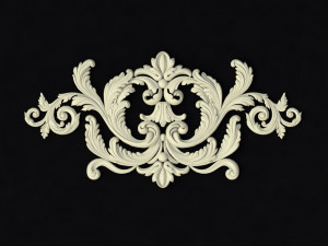 Central decor ornament for furniture Modello 3D