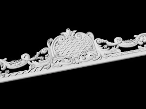Central decor ornament for furniture 3D Model