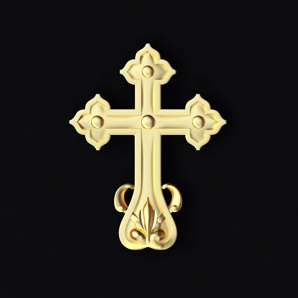 Central decor ornament for furniture 3D Model .c4d .max .obj .3ds .fbx .stl .blend
