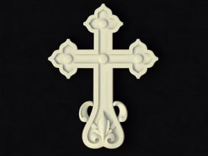 Central decor ornament for furniture Modèle 3D
